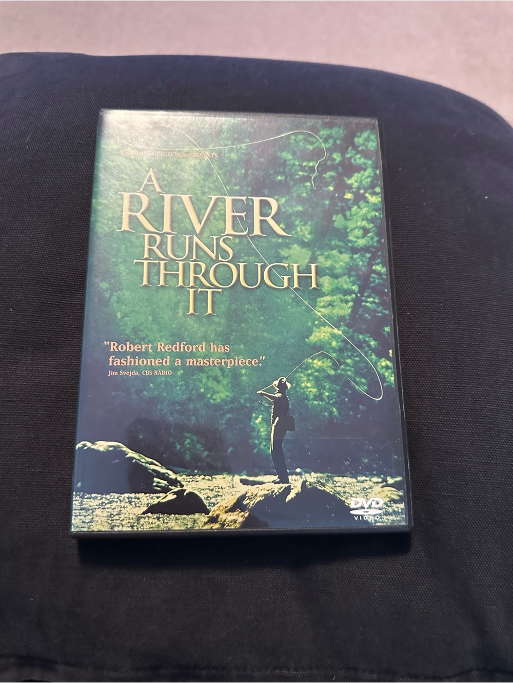 A River Runs Through It DVD - Green Cover